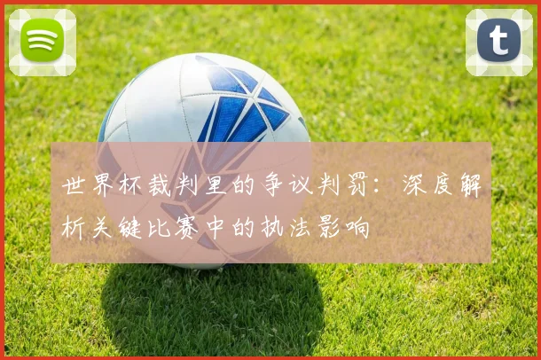 世界杯裁判里的争议判罚:深度解析关键比赛中的执法影响