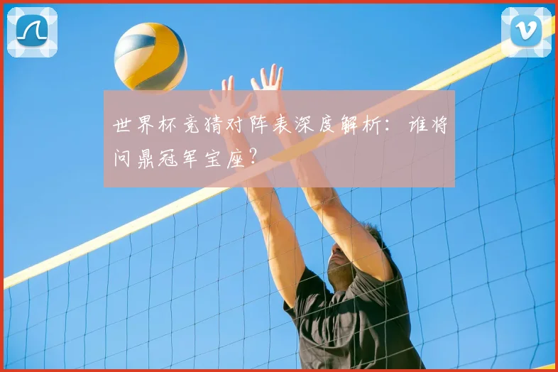 世界杯竞猜对阵表深度解析：谁将问鼎冠军宝座？